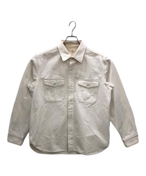 SCYE（サイ）SCYE (サイ) CPOシャツジャケット アイボリー サイズ:Lの古着・服飾アイテム