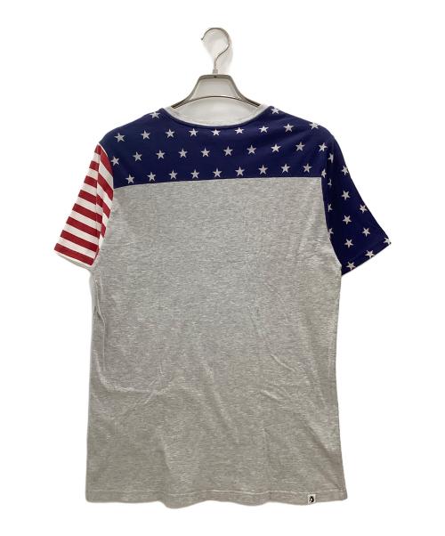 Hysteric Glamour（ヒステリックグラマー）Hysteric Glamour (ヒステリックグラマー) VネックカットソーHysteric Glamourグレー グレー サイズ:SIZE Lの古着・服飾アイテム