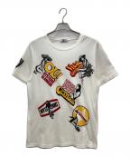 Hysteric Glamourヒステリックグラマー）の古着「5ガールプリントTシャツHysteric GlamourホワイトSIZE M」｜ホワイト