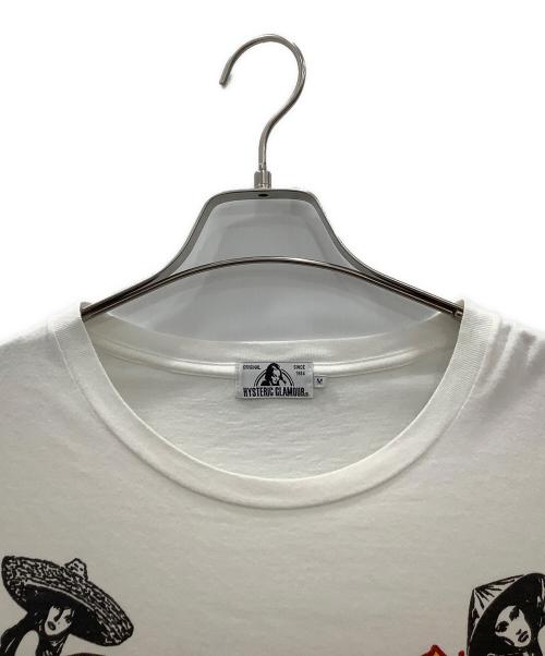 Hysteric Glamour（ヒステリックグラマー）Hysteric Glamour (ヒステリックグラマー) 5ガールプリントTシャツHysteric GlamourホワイトSIZE M ホワイト サイズ:SIZE Mの古着・服飾アイテム