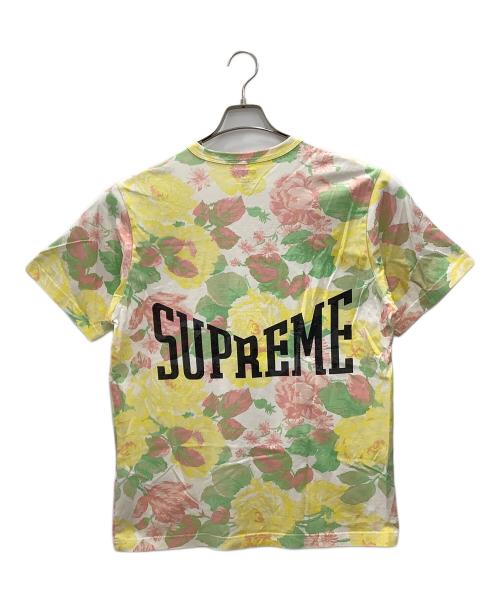 SUPREME（シュプリーム）SUPREME (シュプリーム) Supreme　FLOWERS TEE ピンク×イエロー サイズ:Mの古着・服飾アイテム