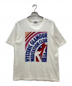 Hysteric Glamourヒステリックグラマー）の古着「レインボーガールプリントTシャツHysteric GlamourホワイトSIZE L毛羽立ち有」｜ホワイト