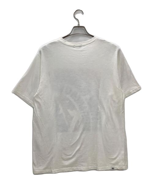 Hysteric Glamour（ヒステリックグラマー）Hysteric Glamour (ヒステリックグラマー) レインボーガールプリントTシャツHysteric GlamourホワイトSIZE L毛羽立ち有 ホワイト サイズ:SIZE Lの古着・服飾アイテム