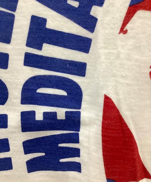 Hysteric Glamour（ヒステリックグラマー）Hysteric Glamour (ヒステリックグラマー) レインボーガールプリントTシャツHysteric GlamourホワイトSIZE L毛羽立ち有 ホワイト サイズ:SIZE Lの古着・服飾アイテム