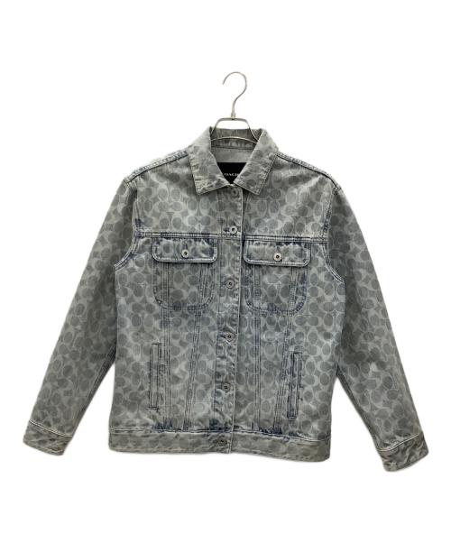 COACH（コーチ）COACH (コーチ) デニムジャケット スカイブルー サイズ:Sの古着・服飾アイテム