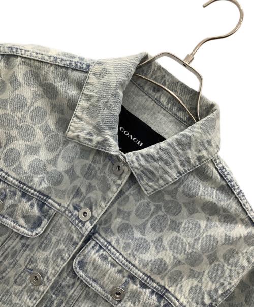 COACH（コーチ）COACH (コーチ) デニムジャケット スカイブルー サイズ:Sの古着・服飾アイテム