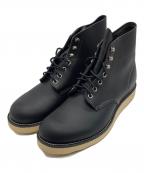 RED WINGレッドウィング）の古着「6インチクラシックラウンドブーツ」｜ブラック