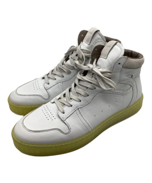 ALL SAINTS（オールセインツ）ALL SAINTS (オールセインツ) ハイカットスニーカー ホワイト サイズ:27.5㎝の古着・服飾アイテム