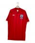 UMBRO（アンブロ）の古着「サッカーユニフォームUMBROレッド イングランド代表2010未使用品」｜レッド