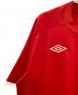 中古・古着 UMBRO (アンブロ) サッカーユニフォームUMBROレッド イングランド代表2010未使用品 レッド サイズ:SIZE 44 未使用品：5000円