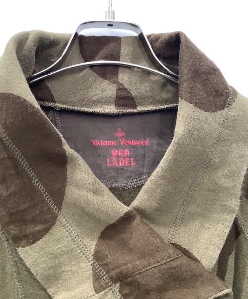 Vivienne Westwood RED LABEL（ヴィヴィアンウエストウッドレッドレーベル）Vivienne Westwood RED LABEL (ヴィヴィアンウエストウッドレッドレーベル) Vivienne Westwood RED LABEL変形ジップパーカー ブラウン サイズ:3の古着・服飾アイテム