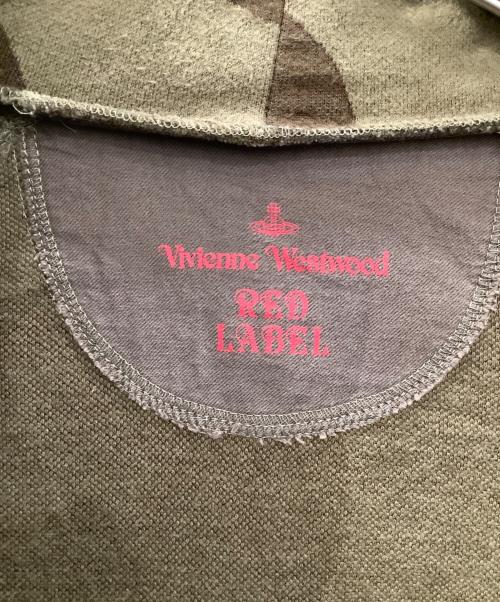 Vivienne Westwood RED LABEL（ヴィヴィアンウエストウッドレッドレーベル）Vivienne Westwood RED LABEL (ヴィヴィアンウエストウッドレッドレーベル) Vivienne Westwood RED LABEL変形ジップパーカー ブラウン サイズ:3の古着・服飾アイテム