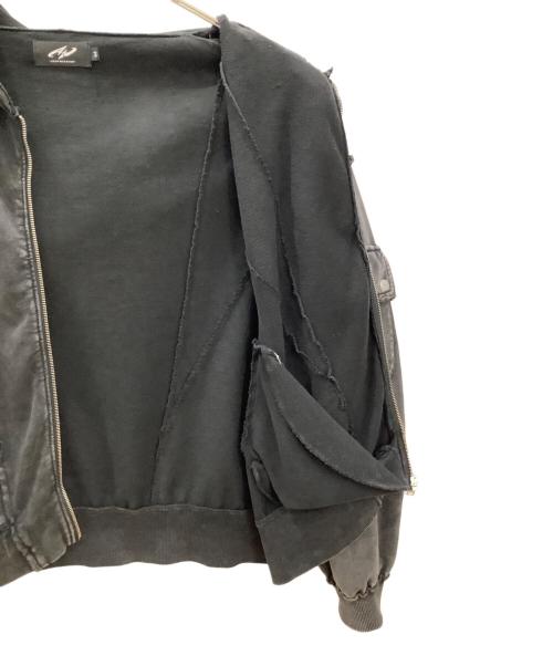 Underground（アンダーグラウンド）Underground (アンダーグラウンド) キリカエケミカル ジップフーディー ブラック サイズ:Lの古着・服飾アイテム