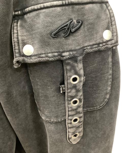 Underground（アンダーグラウンド）Underground (アンダーグラウンド) キリカエケミカル ジップフーディー ブラック サイズ:Lの古着・服飾アイテム