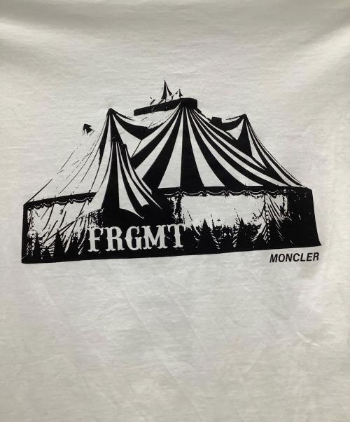 MONCLER（モンクレール）MONCLER (モンクレール) FRGMT (フラグメントデザイン) 半袖カットソー ホワイト サイズ:XLの古着・服飾アイテム