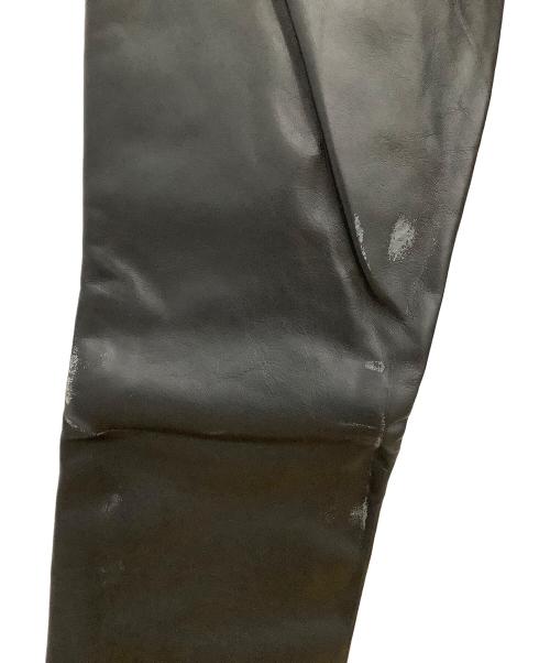 Schott（ショット）Schott (ショット) レザーパンツ Schott ブラック メンズ ブラック サイズ:W26(66cm)の古着・服飾アイテム