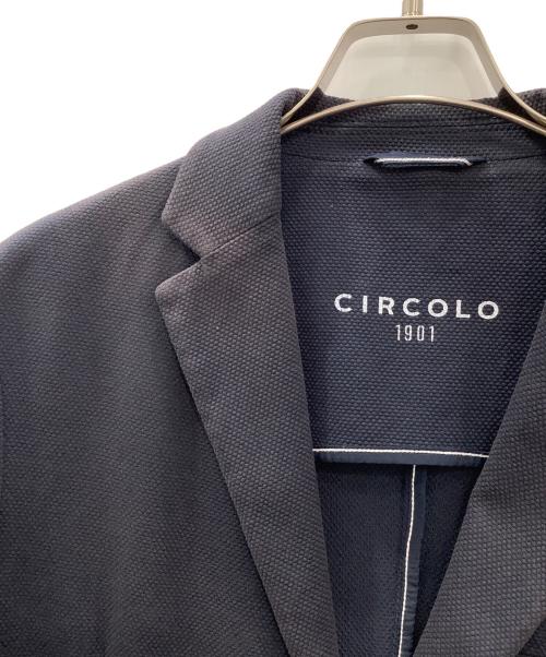 CIRCOLO 1901（チルコロ1901）CIRCOLO 1901 (チルコロ1901) 2Bジャケット ネイビー サイズ:46の古着・服飾アイテム
