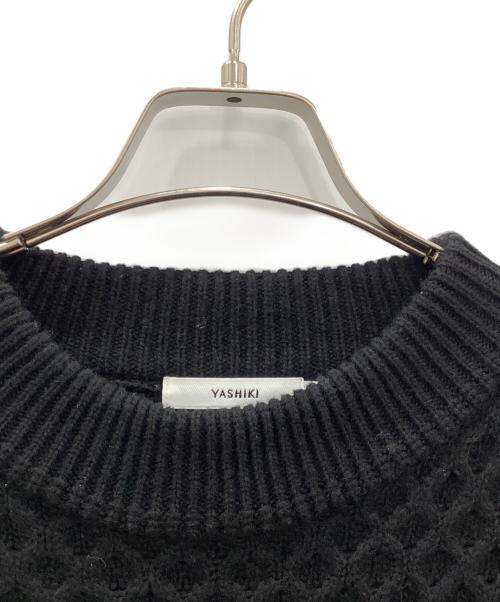yashiki（ヤシキ）yashiki (ヤシキ) YASHIKI セーター ブラック サイズ:2の古着・服飾アイテム