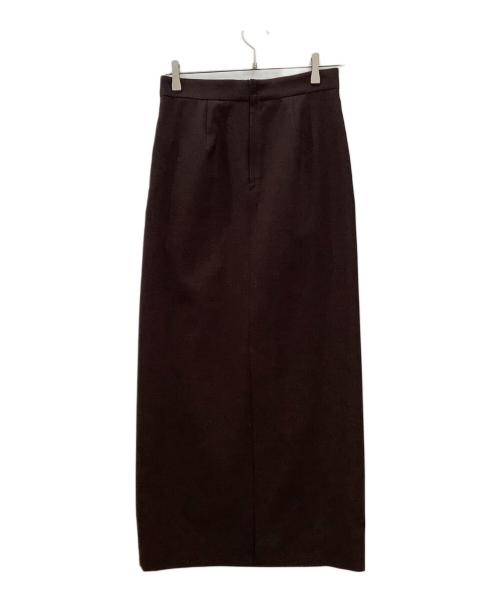 journal standard L'essage（ジャーナルスタンダード レサージュ）journal standard L'essage (ジャーナルスタンダード レサージュ) PEトロペンシルスカート ブラウン サイズ:38の古着・服飾アイテム