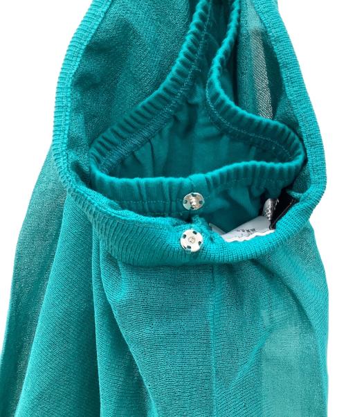 LOUNIE（ルーニー）LOUNIE (ルーニー) シアーニットフレアスカート グリーン サイズ:Fの古着・服飾アイテム