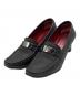 Salvatore Ferragamo（サルヴァトーレ フェラガモ）の古着「パンプス	Salvatore Ferragamo」｜ブラック