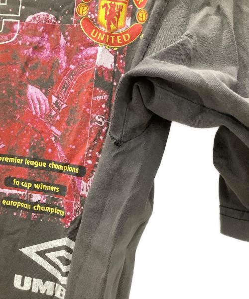 UMBRO（アンブロ）UMBRO (アンブロ) 半袖カットソー ブラウン サイズ:Mの古着・服飾アイテム