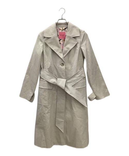 Kate Spade（ケイトスペード）Kate Spade (ケイトスペード) トレンチコート ベージュ サイズ:Sの古着・服飾アイテム