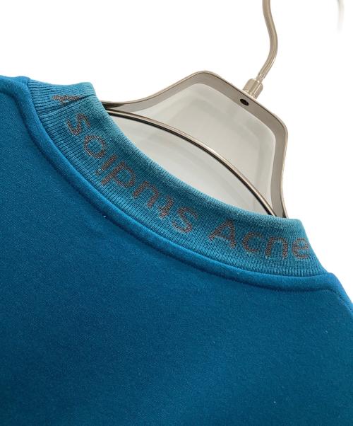 Acne studios（アクネ ストゥディオス）Acne studios (アクネ ストゥディオス) 半袖モックネックカットソー ブルー サイズ:Mの古着・服飾アイテム