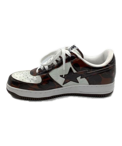 BAPESTA（ベイプスタ）BAPESTA (ベイプスタ) スニーカーBAPESTA ホワイト×ブラウンFS-001 ホワイト×ブラウン サイズ:28の古着・服飾アイテム