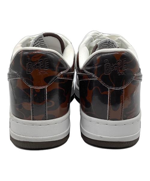 BAPESTA（ベイプスタ）BAPESTA (ベイプスタ) スニーカーBAPESTA ホワイト×ブラウンFS-001 ホワイト×ブラウン サイズ:28の古着・服飾アイテム
