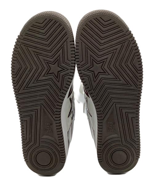 BAPESTA（ベイプスタ）BAPESTA (ベイプスタ) スニーカーBAPESTA ホワイト×ブラウンFS-001 ホワイト×ブラウン サイズ:28の古着・服飾アイテム