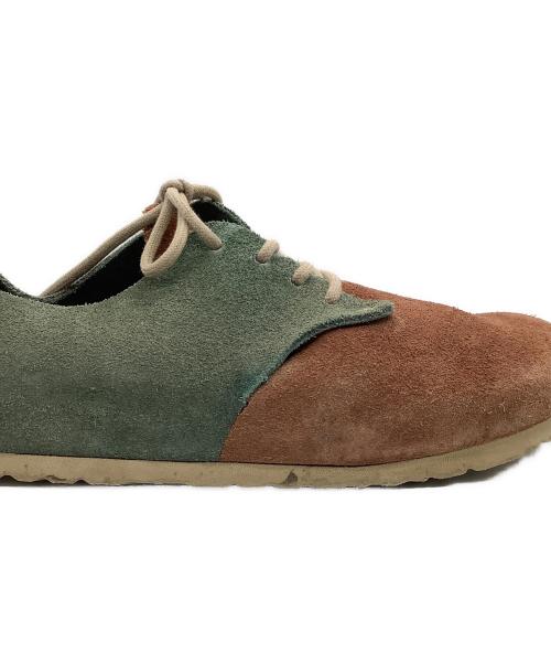 BIRKENSTOCK（ビルケンシュトック）BIRKENSTOCK (ビルケンシュトック) サンダル BIRKENSTOCK モンタナ ソール減り有 ブラウン×グリーン サイズ:27の古着・服飾アイテム