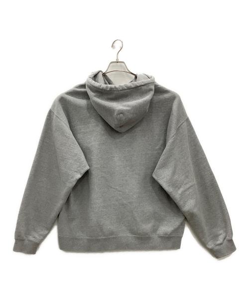 NIKE（ナイキ）NIKE (ナイキ) stussy (ステューシー) プルオーバーパーカーNRG Washed Hoodie首元ダメージ有 グレー サイズ:Lの古着・服飾アイテム