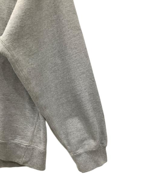 NIKE（ナイキ）NIKE (ナイキ) stussy (ステューシー) プルオーバーパーカーNRG Washed Hoodie首元ダメージ有 グレー サイズ:Lの古着・服飾アイテム