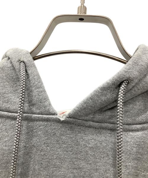 NIKE（ナイキ）NIKE (ナイキ) stussy (ステューシー) プルオーバーパーカーNRG Washed Hoodie首元ダメージ有 グレー サイズ:Lの古着・服飾アイテム