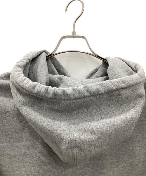 NIKE（ナイキ）NIKE (ナイキ) stussy (ステューシー) プルオーバーパーカーNRG Washed Hoodie首元ダメージ有 グレー サイズ:Lの古着・服飾アイテム