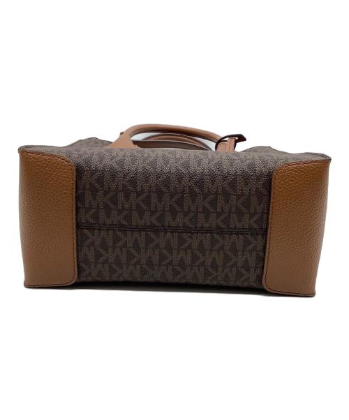 MICHAEL KORS（マイケル・コース）MICHAEL KORS (マイケルコース) トートショルダーバッグ ブラウンの古着・服飾アイテム