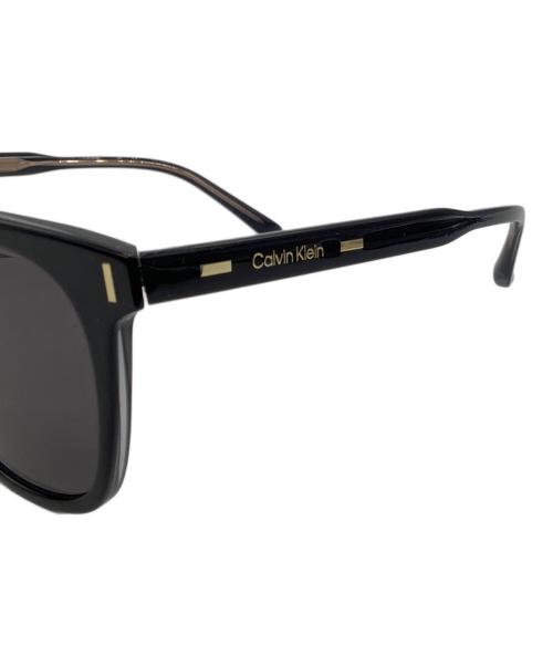 Calvin Klein（カルバンクライン）Calvin Klein (カルバンクライン) サングラス Calvin Klein ブラックの古着・服飾アイテム
