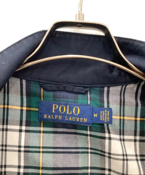 POLO RALPH LAUREN（ポロ・ラルフローレン）POLO RALPH LAUREN (ポロ・ラルフローレン) リブスイングジャケットPOLO RALPH LAUREN ネイビー サイズ:Ｍの古着・服飾アイテム
