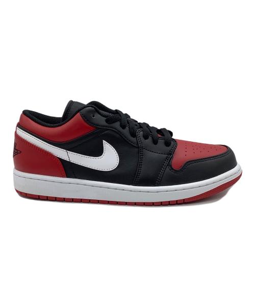 NIKE（ナイキ）NIKE (ナイキ) スニーカーNIKEAIR JORDAN 1未使用品 LOW ブラック×レッド サイズ:27 未使用品の古着・服飾アイテム