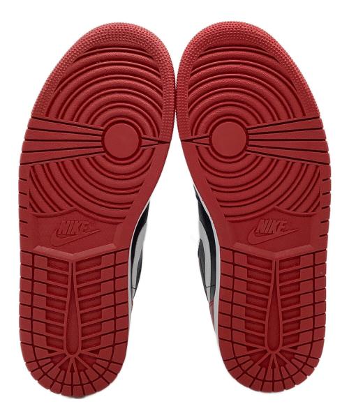 NIKE（ナイキ）NIKE (ナイキ) スニーカーNIKEAIR JORDAN 1未使用品 LOW ブラック×レッド サイズ:27 未使用品の古着・服飾アイテム