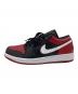 NIKE (ナイキ) スニーカーNIKEAIR JORDAN 1未使用品 LOW ブラック×レッド サイズ:27 未使用品：10000円