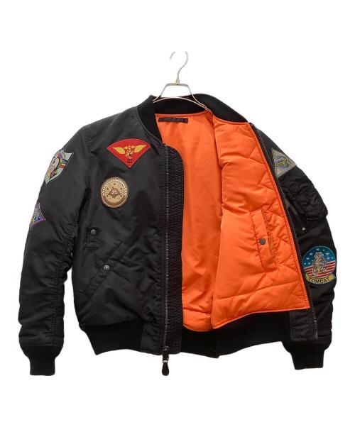 AVIREX（アヴィレックス）AVIREX (アヴィレックス) MA-1ジャケットAVIREX FAR EAST CRUISE ブラック サイズ:XLの古着・服飾アイテム