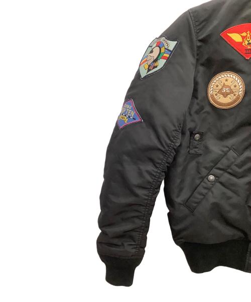 AVIREX（アヴィレックス）AVIREX (アヴィレックス) MA-1ジャケットAVIREX FAR EAST CRUISE ブラック サイズ:XLの古着・服飾アイテム