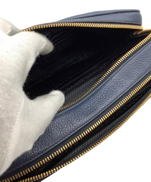 PRADA（プラダ）PRADA (プラダ) ショルダーバッグ ネイビーの古着・服飾アイテム