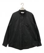 Graphpaperグラフペーパー）の古着「S REGULAR COLLAR SHIRT」｜ブラック