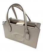 COACHコーチ）の古着「ショルダーバッグ　COACH　ニーナ スモール トート　ベージュ」｜ベージュ