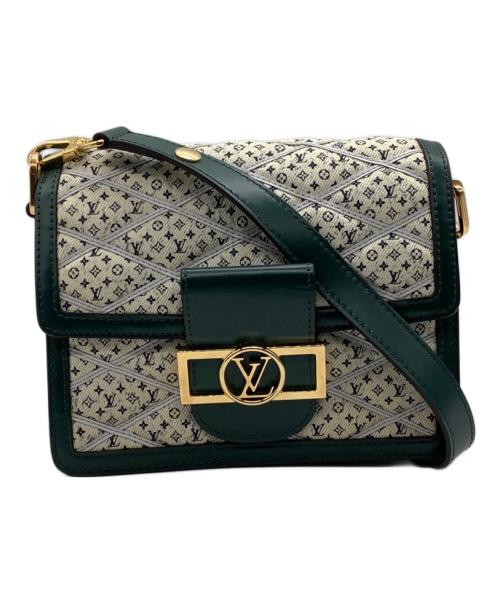 LOUIS VUITTON（ルイ ヴィトン）LOUIS VUITTON (ルイ ヴィトン) ショルダーバッグLOUIS VUITTONドフィーヌMINI アイボリー×グリーンの古着・服飾アイテム