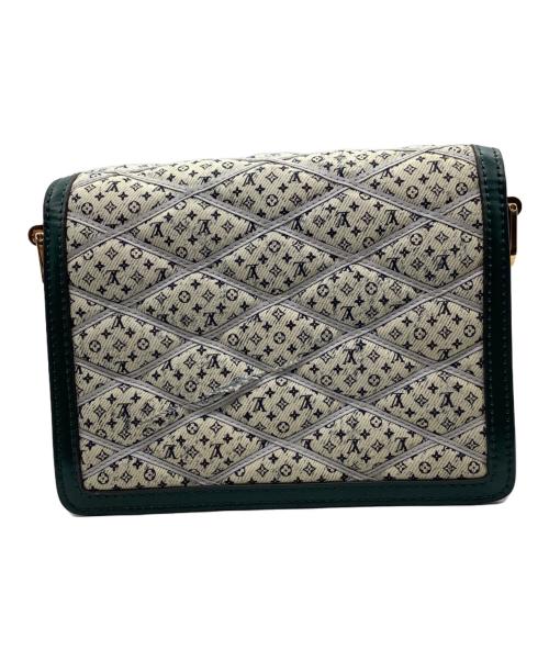 LOUIS VUITTON（ルイ ヴィトン）LOUIS VUITTON (ルイ ヴィトン) ショルダーバッグLOUIS VUITTONドフィーヌMINI アイボリー×グリーンの古着・服飾アイテム