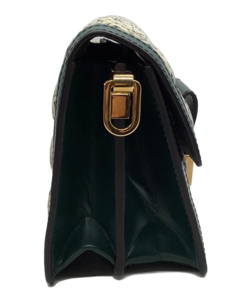 LOUIS VUITTON（ルイ ヴィトン）LOUIS VUITTON (ルイ ヴィトン) ショルダーバッグLOUIS VUITTONドフィーヌMINI アイボリー×グリーンの古着・服飾アイテム